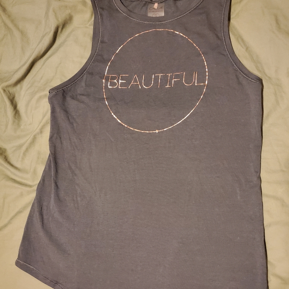 CALIA Grey Athletic Tank Top